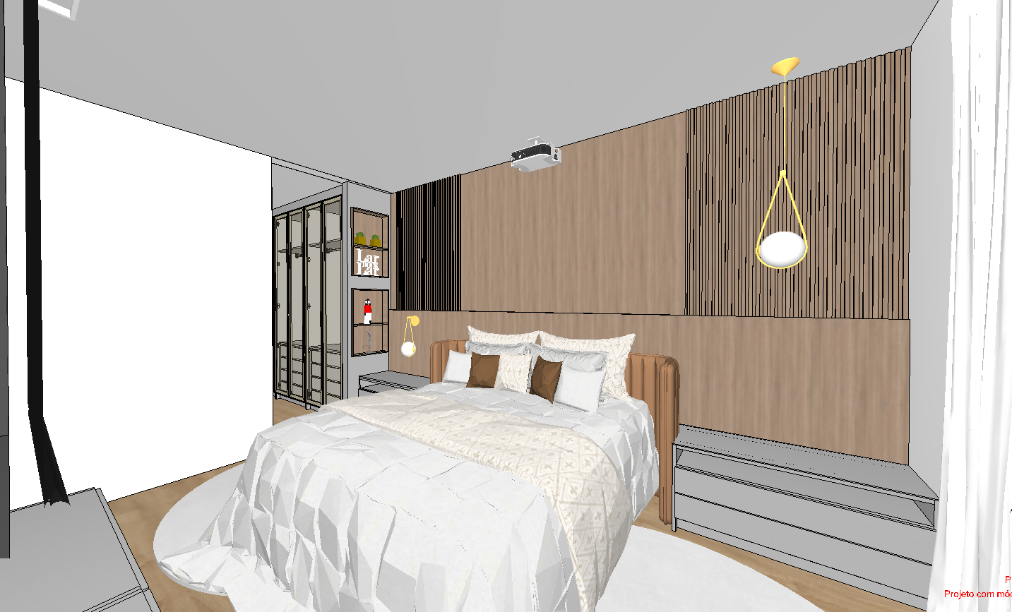 Estudo conceitual do quarto