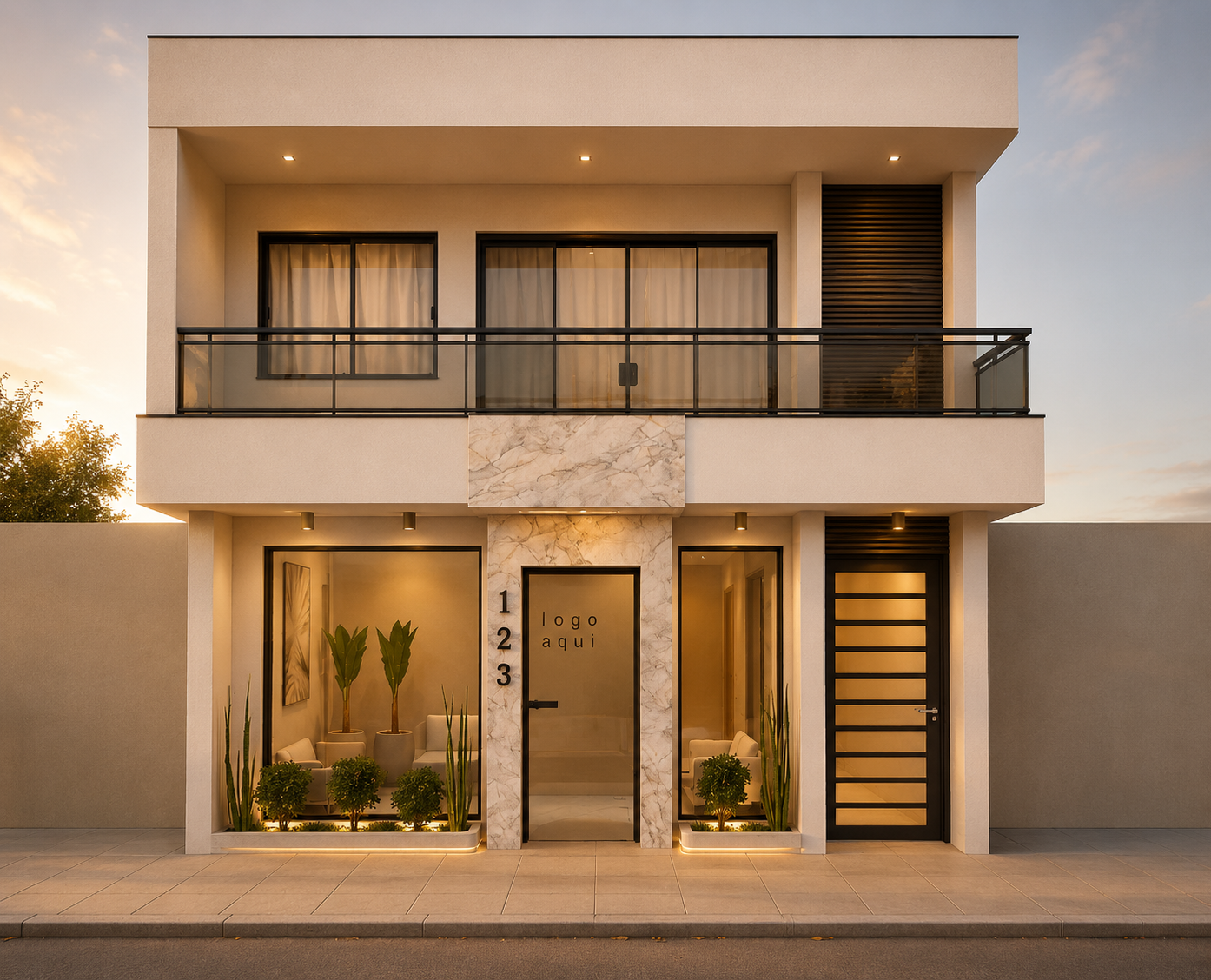 Fachada Comercial — Comercial · Fachada