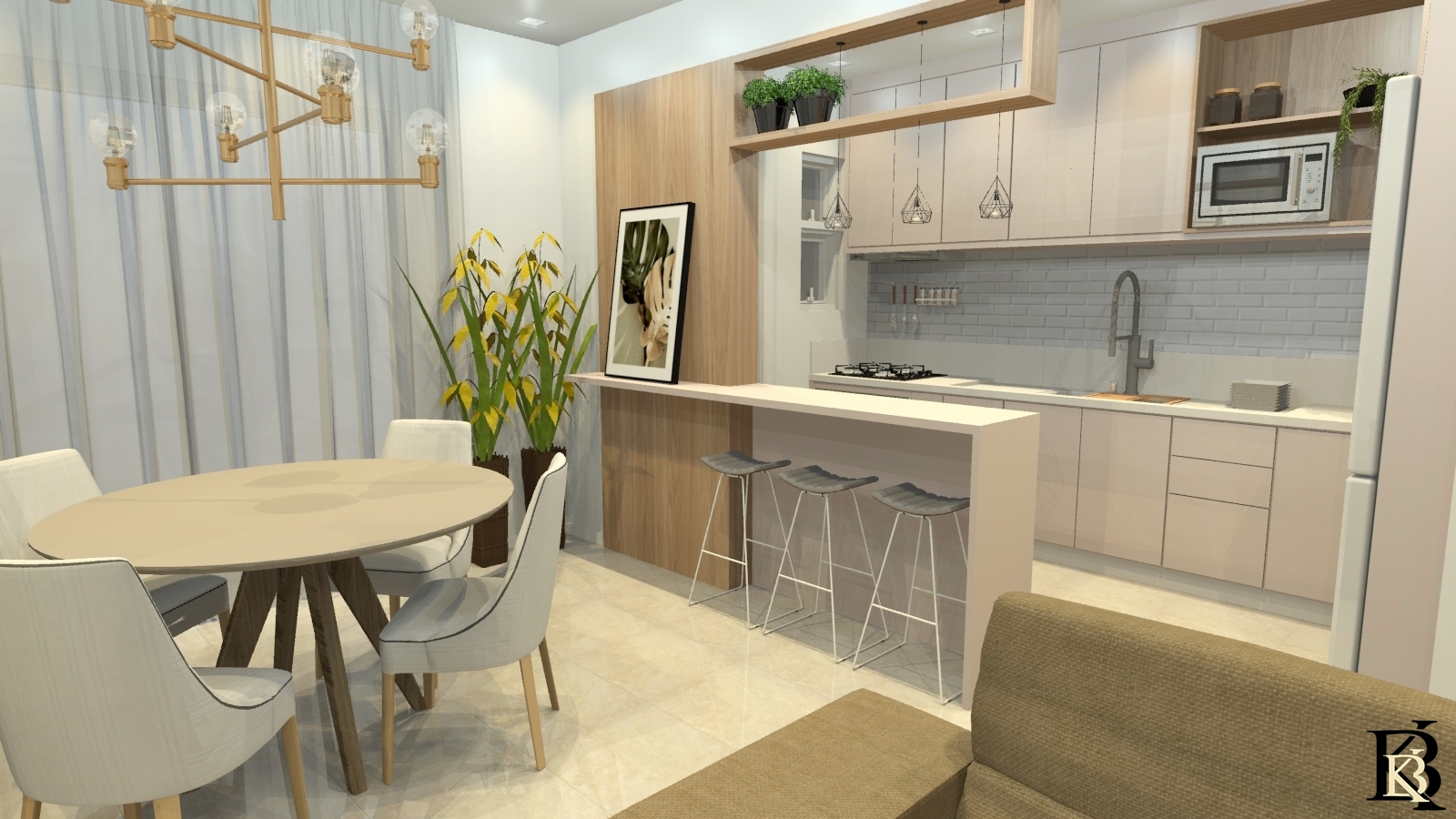 Cozinha & Jantar — Residencial · Cozinha + jantar