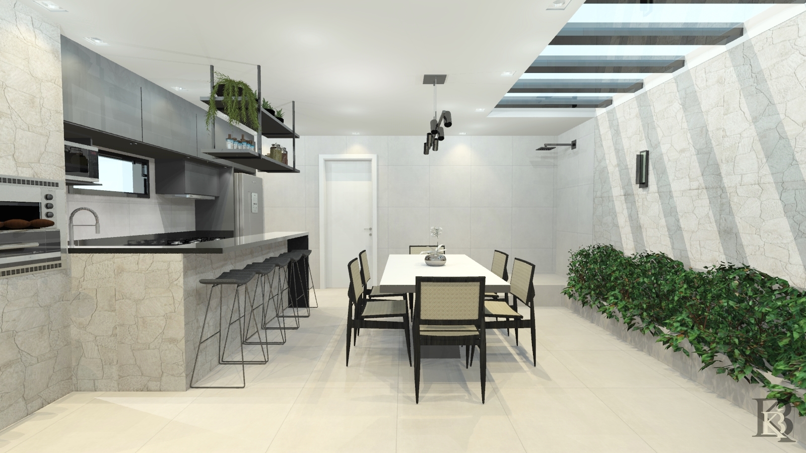 Área Gourmet — Residencial · Área externa