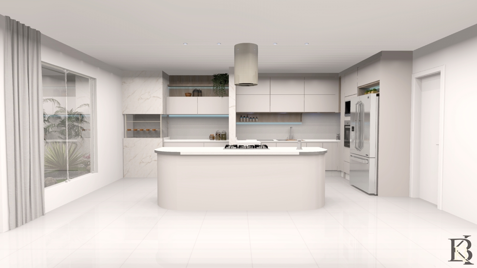 Cozinha com Ilha — Residencial · Cozinha