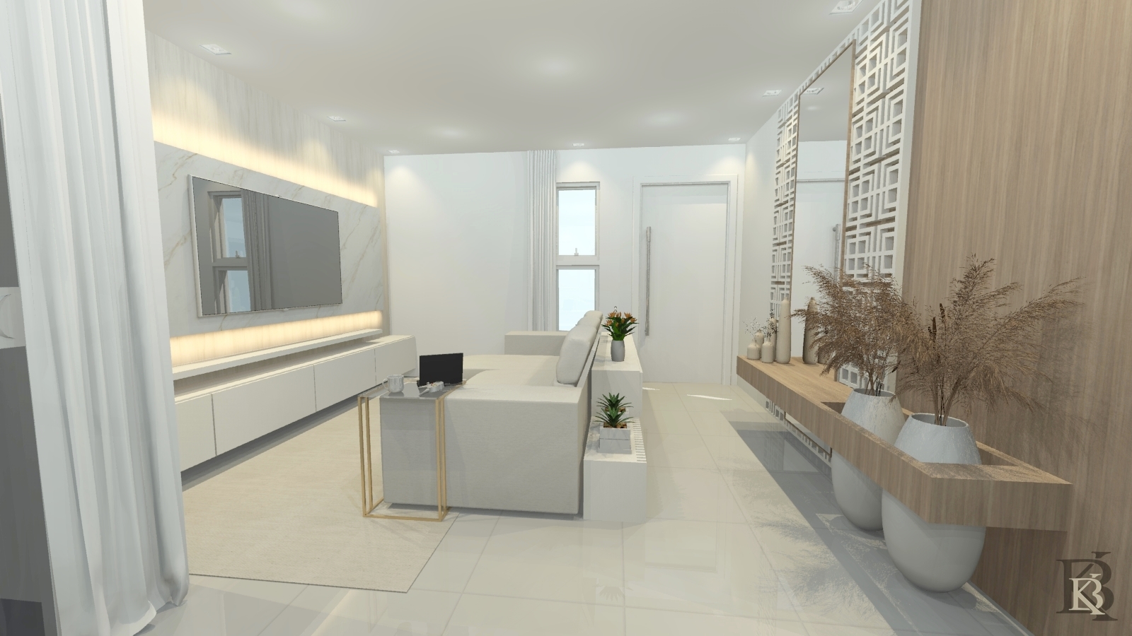 Hall & living